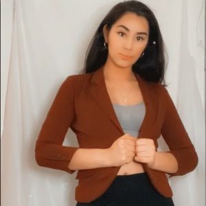 Burgundy Blazer